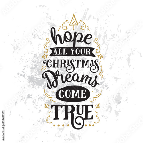 Merry Christmas. Typography. Vector logo  text design. Greeting card.
