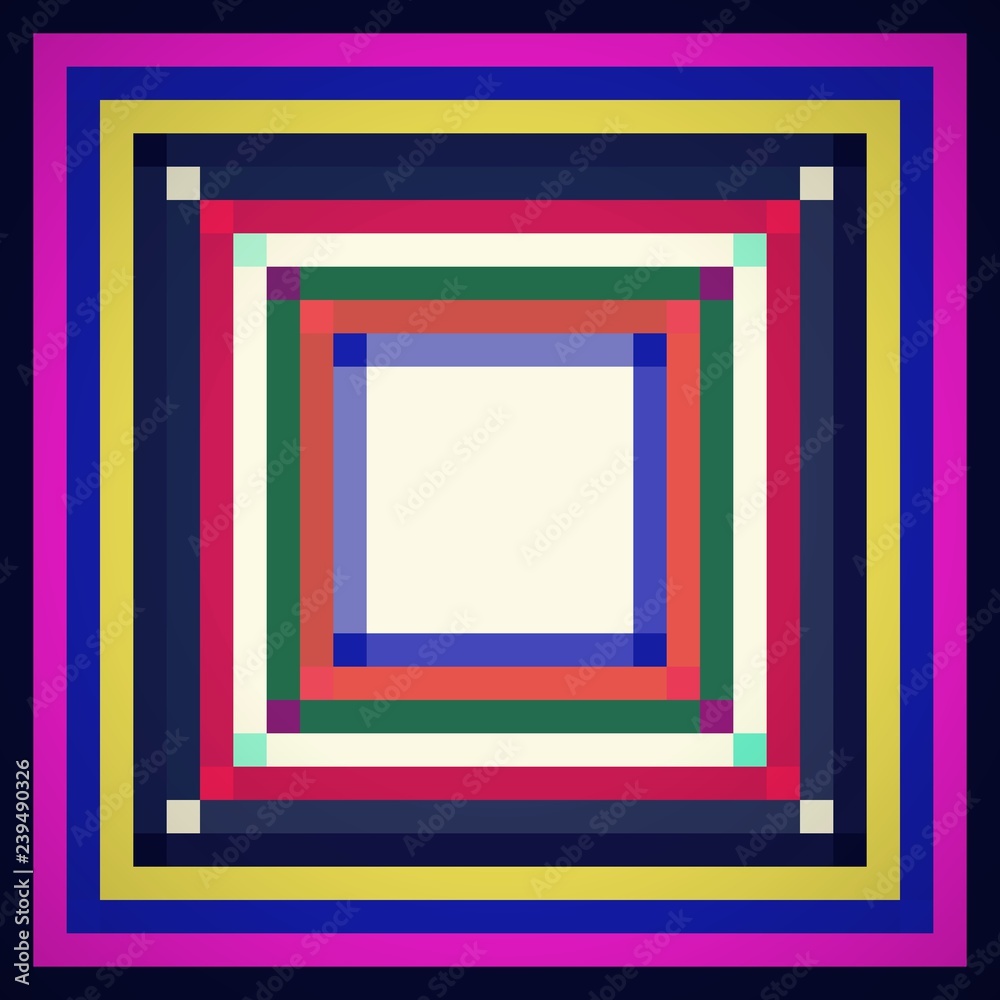 Abstract tunnel shape pattern Abstract tunnel shape pattern