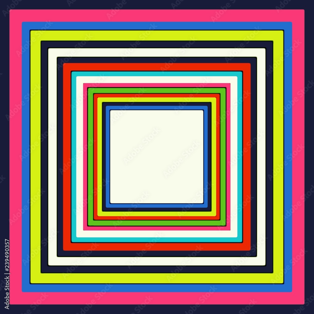 Abstract tunnel shape pattern