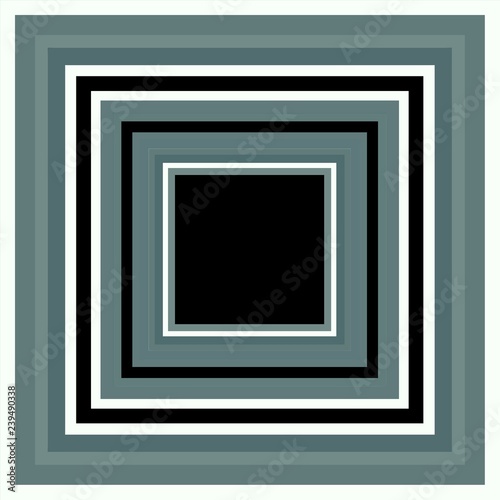 Abstract tunnel shape pattern