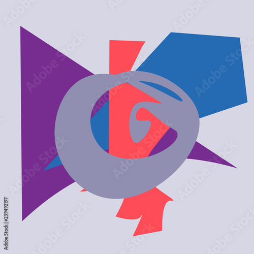 abstract image of bright geometric shapes