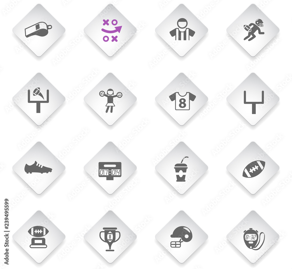 american football icon set american football icon set