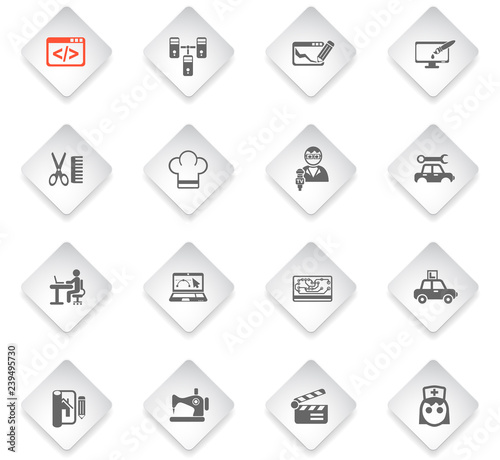 courses icon set