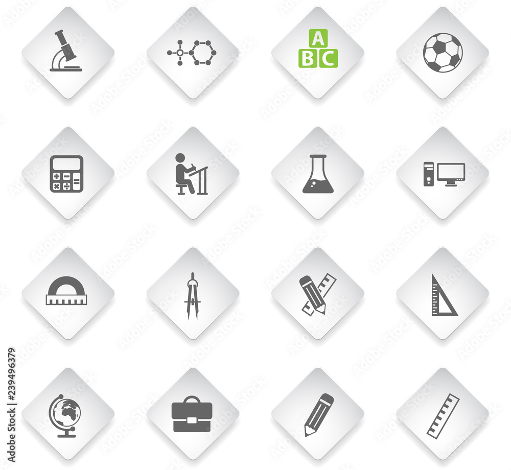 school icon set school icon set