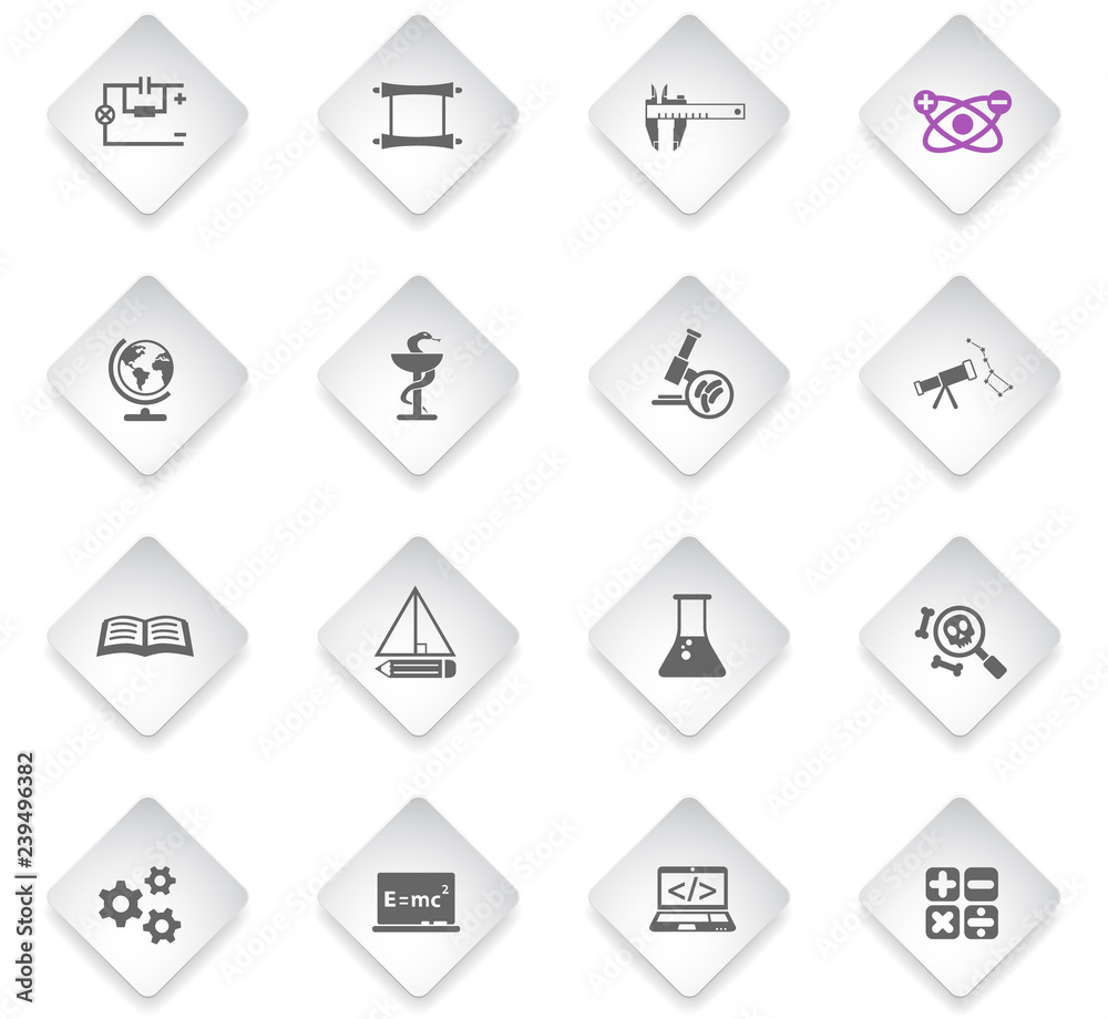 science icon set