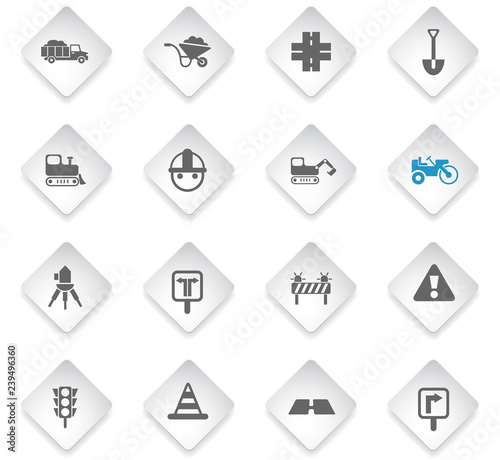 road repairs icon set