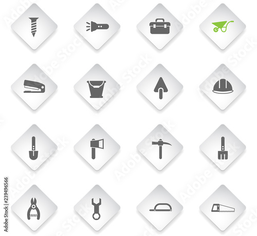 work tools icon set