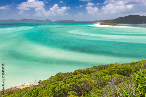 whiteheaven beach with beautiful colors