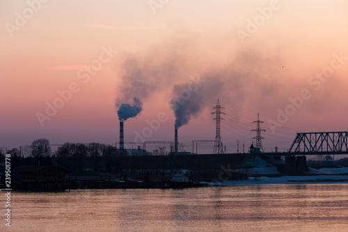 running thermal power station in novosibirsk