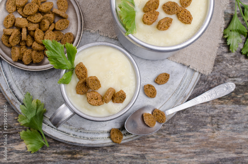 Thick vegetable cream soup Thick vegetable cream soup