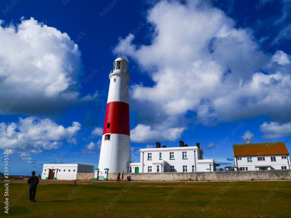 Portland Bill Dorset in early beautiful autumn day Portland Bill Dorset in early beautiful autumn day