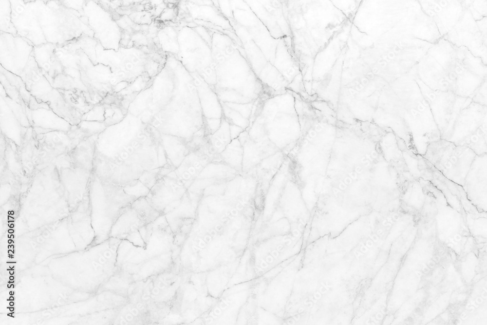 Obraz premium White marble texture in natural pattern for background and design art work.