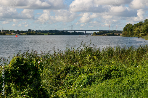 Rader Hochbrücke am Nord-Ostsee.Kanal 