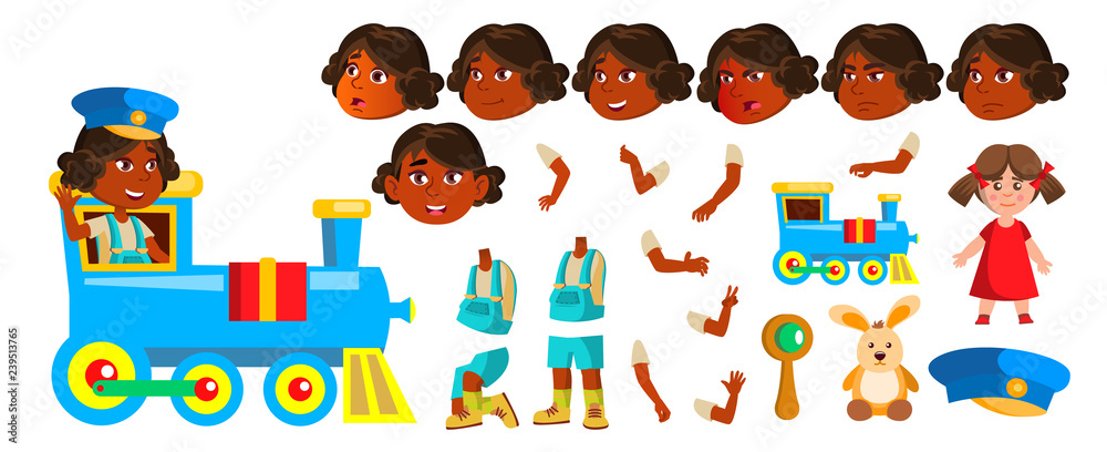 Indian Girl Kindergarten Kid Vector. Animation Creation Set. Hindu. Asian. Face Emotions, Gestures. Little Child. Toy. Railway Train. Cover, Placard Design. Animated. Isolated Cartoon Illustration Stock Vector | Adobe Stock Indian Girl Kindergarten Kid Vector. Animation Creation Set. Hindu. Asian. Face Emotions, Gestures. Little Child. Toy. Railway Train. Cover, Placard Design. Animated. Isolated Cartoon Illustration Stock Vector | Adobe Stock