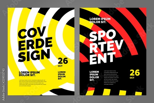 Layout poster template design for sport event, tournament or championship.