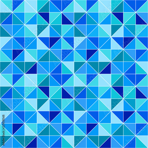 triangular seamless pattern. Cold triangulated background. Vector modern geometrical backdrop with triangles. Winter colors. abstract texture. Fresh idea for cover, home decor,interior design.