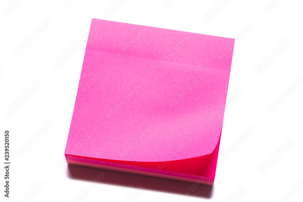 Colorful sticky notes isolated on white background Colorful sticky notes isolated on white background