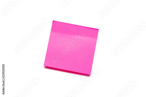 Colorful sticky notes isolated on white background