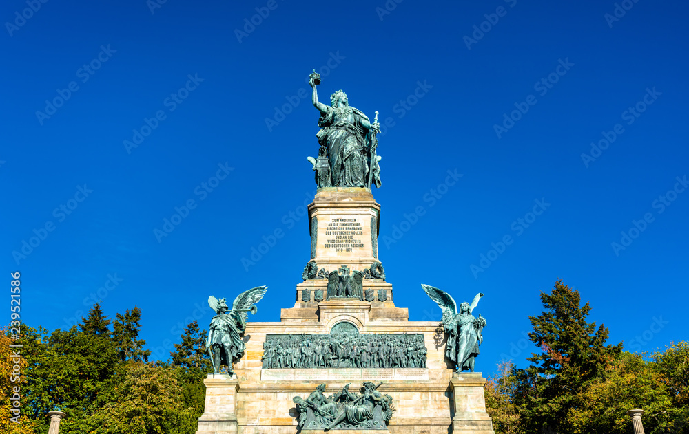 Niederwalddenkmal, a monument built in 1883 to commemorate the Unification of Germany.