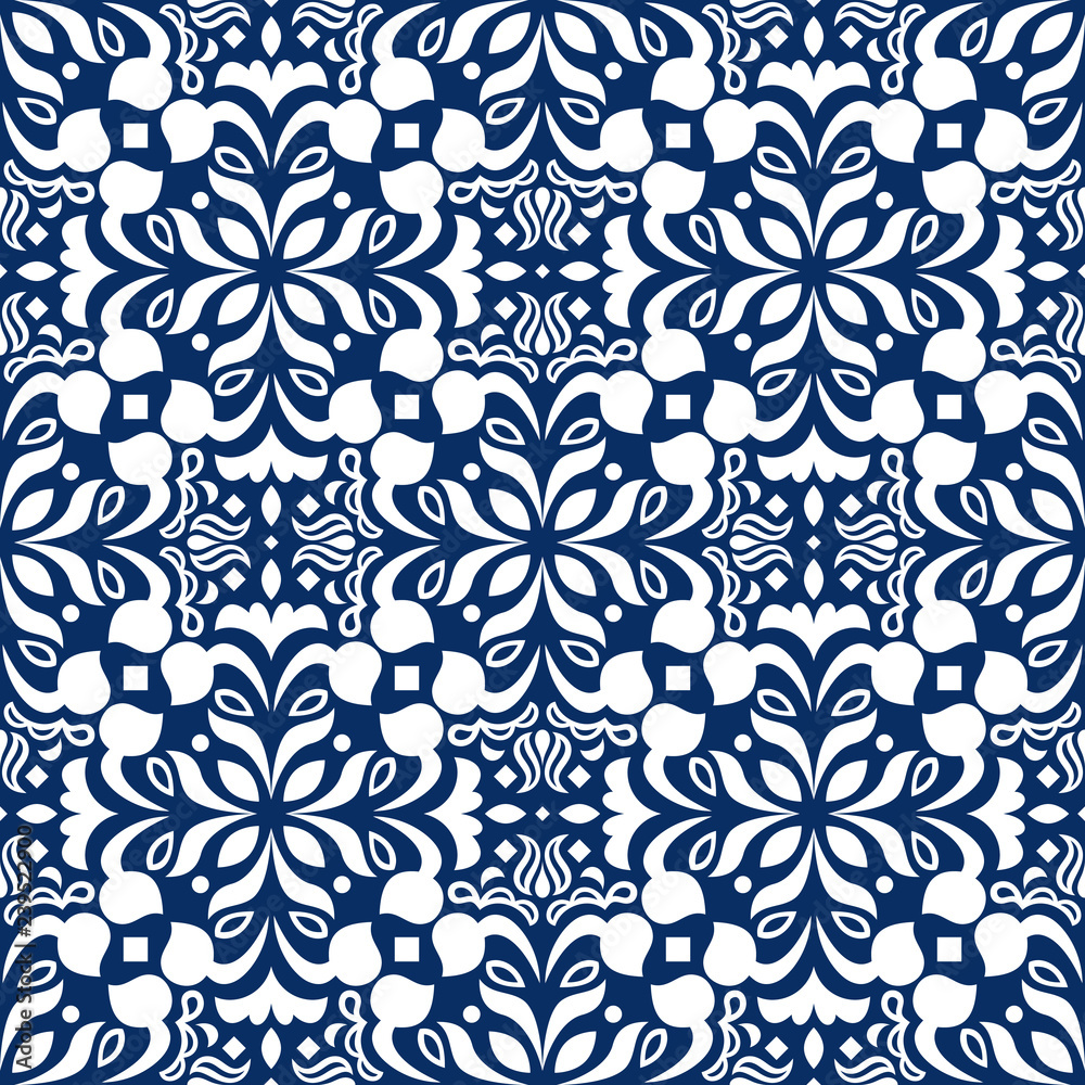 Arabesque decorative seamless pattern