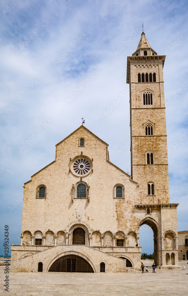 A view of a cathedral in Trani, Puglia Italy