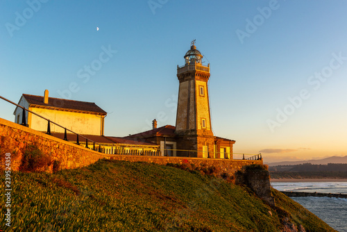 Photos Lighthouse of San Juan de Nieva, Aviles in Asturias, Spain