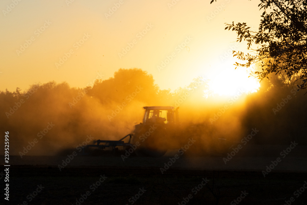 Fototapeta premium Traktor 