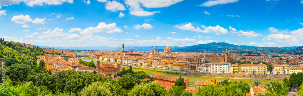 Florence panoramic landscape