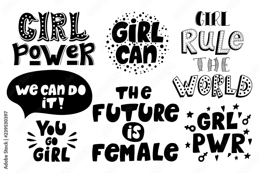 Girl power. Feminism.