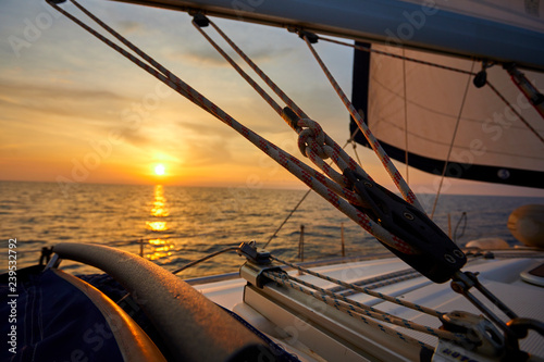 yacht and sea