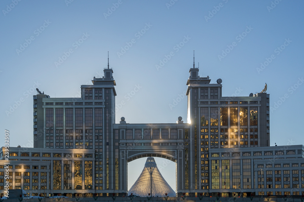 View of Astana modern City, Astana is the capital city of Kazakhstan