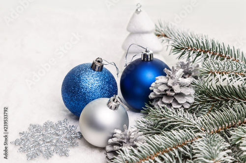 Image with Christmas ornaments.