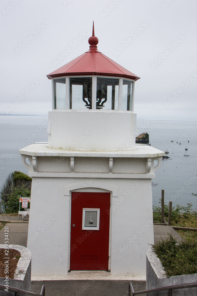 Trinidad Head Lighthouse in Trinidad California near the Pacific Ocean