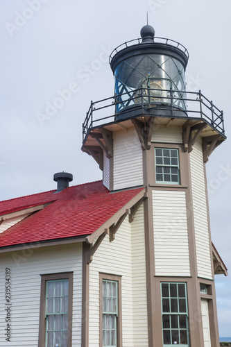 Wallpaper Mural Detailed close-up shot of Point Cabrillo Light House near Fort Bragg California, on the Pacific Ocean Torontodigital.ca