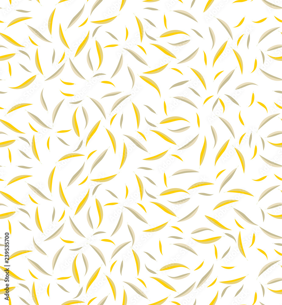 Vector illustration of seamless pattern of leaves. Irregular ornament design. Vector illustration of seamless pattern of leaves. Irregular ornament design.