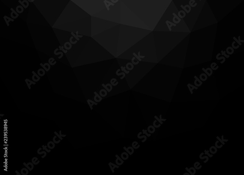 Abstract black geometric vector background