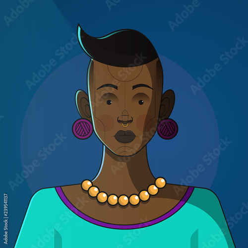 Illustration of woman