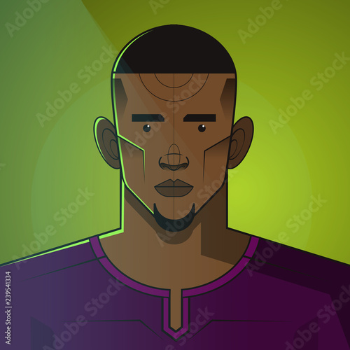 Illustration of warrior