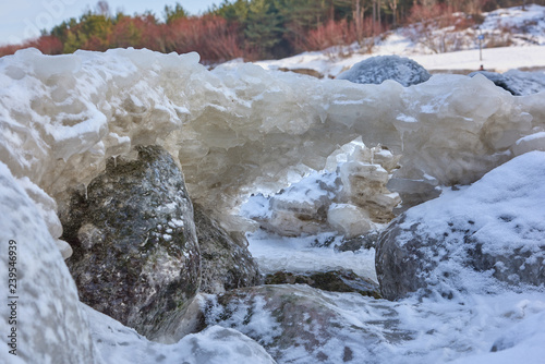 The Baltic Sea in the winter