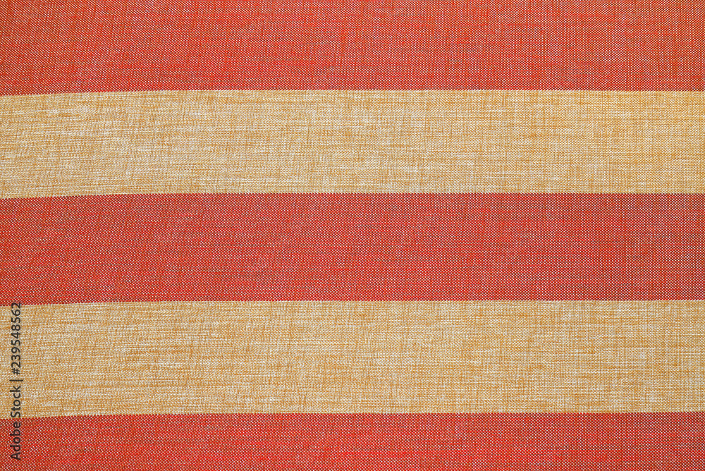 Abstract empty red and beige striped background, fabric texture, yellow and crimson knitted cloth , cotton, wool. Grunge rough dirty background, vector Abstract empty red and beige striped background, fabric texture, yellow and crimson knitted cloth , cotton, wool. Grunge rough dirty background, vector