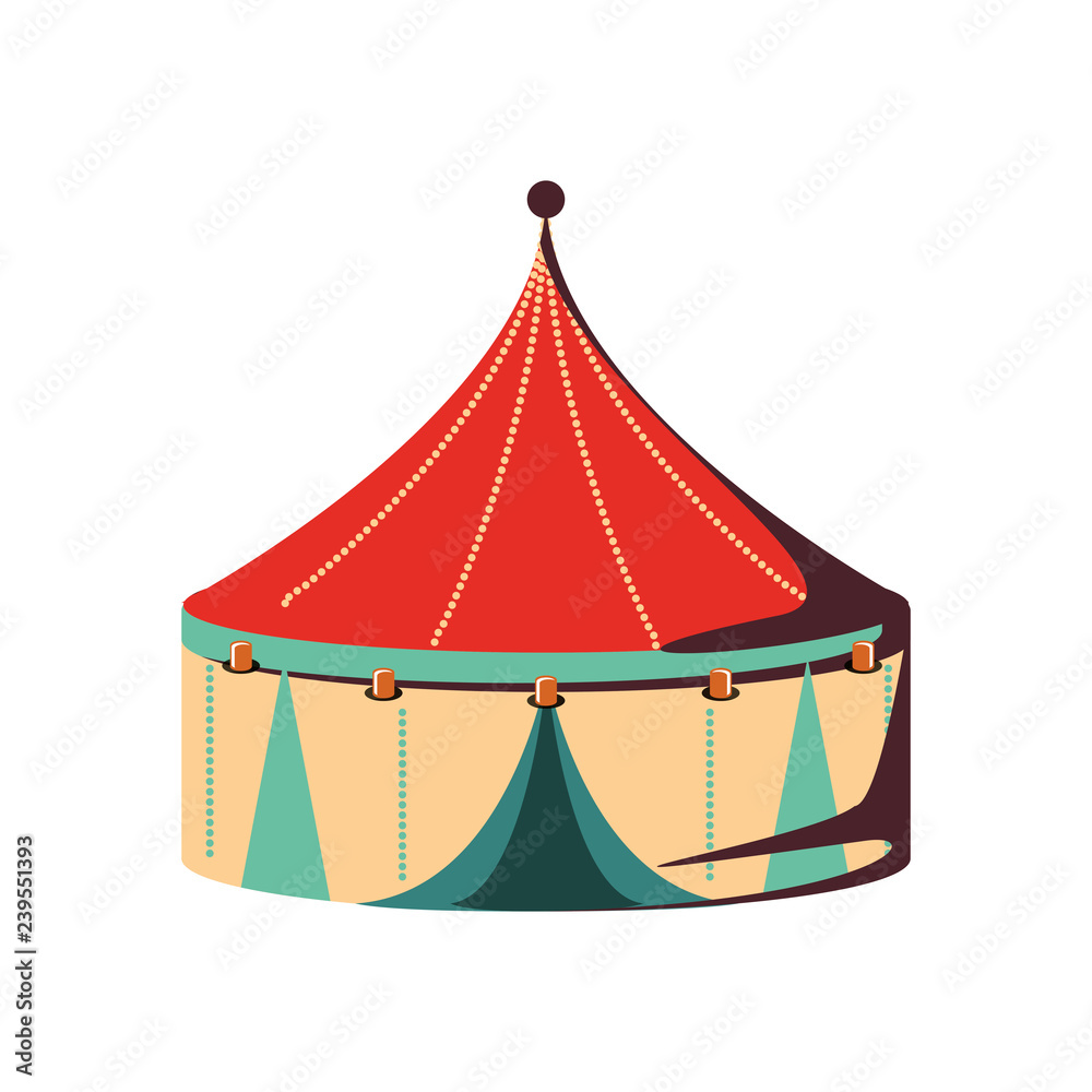 circus tent isolated icon circus tent isolated icon
