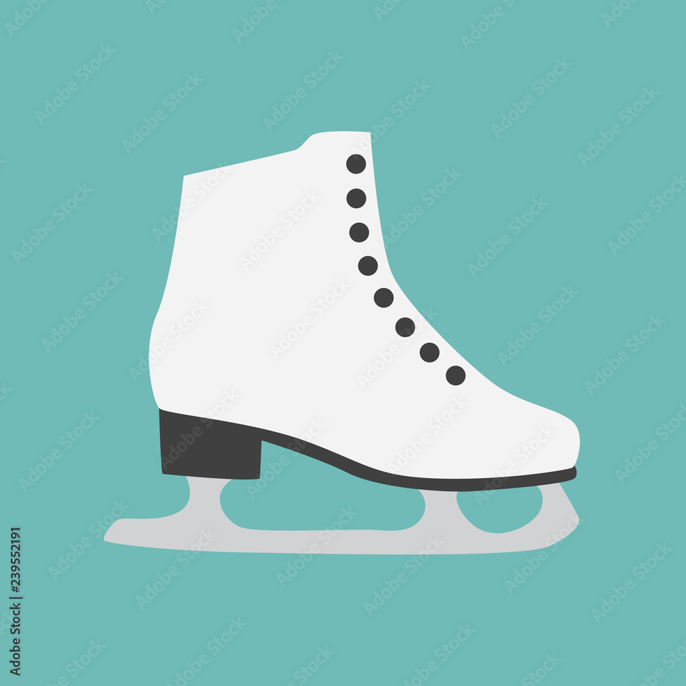 ice figure skate icon- vector illustration ice figure skate icon- vector illustration