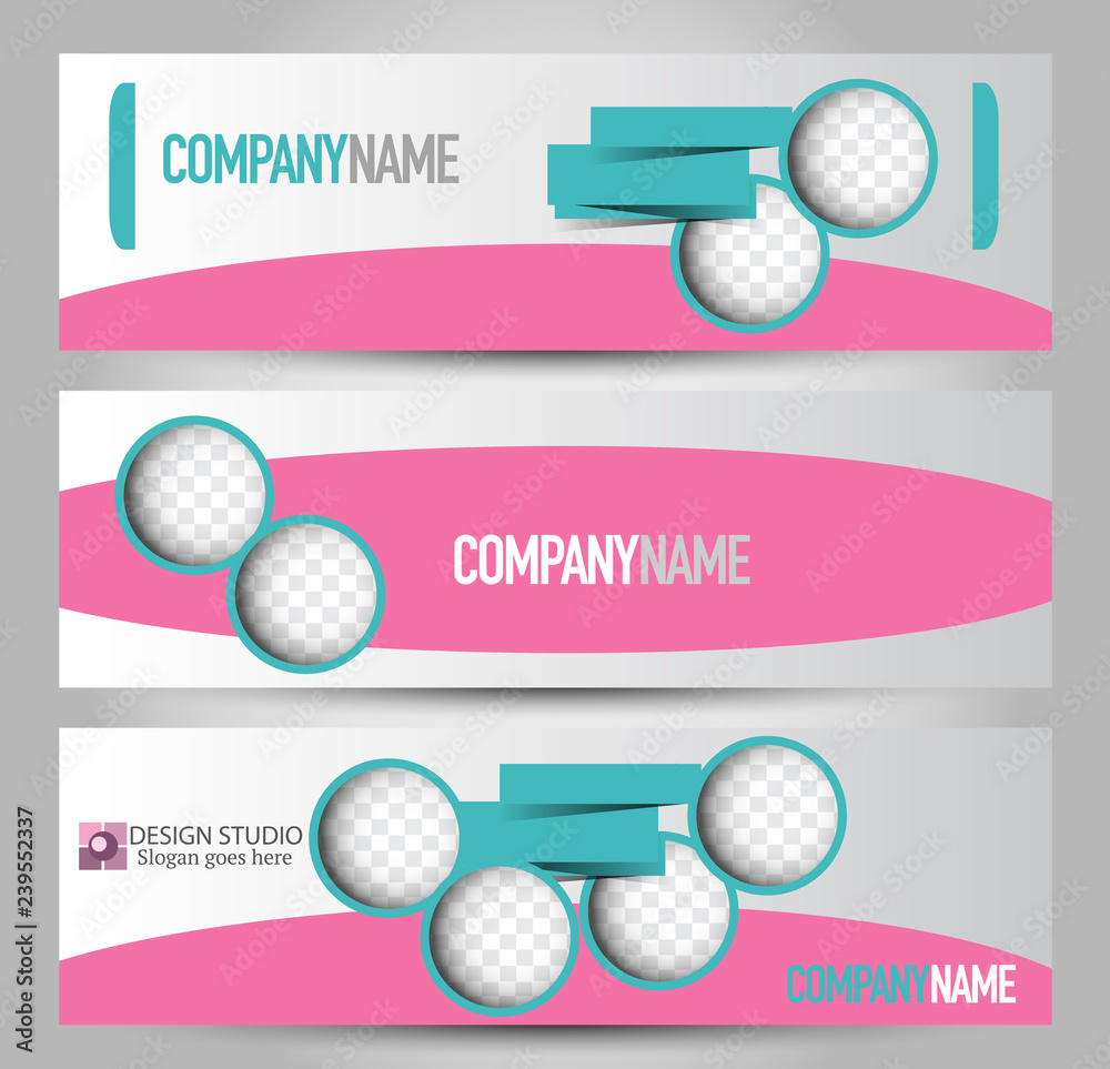Banner template. Abstract background for design, business, education, advertisement. Vector illustration. Banner template. Abstract background for design, business, education, advertisement. Vector illustration.