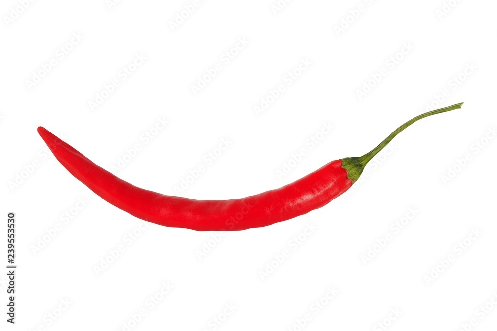 Chili pepper on white Chili pepper on white