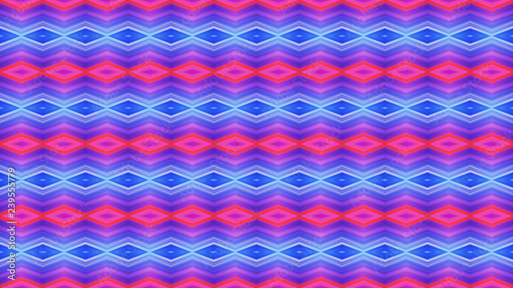 Bright seamless geometric ornament of red and blue diamonds_ Bright seamless geometric ornament of red and blue diamonds_