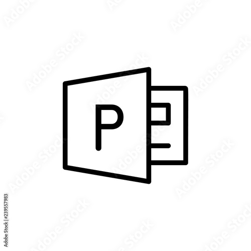 publisher icon. Can be used for web, logo, mobile app, UI, UX