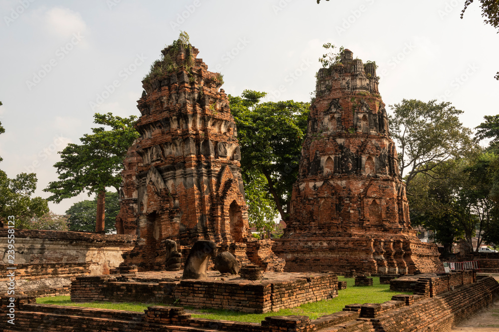 Parque historico de Ayutthaya, Tailandia