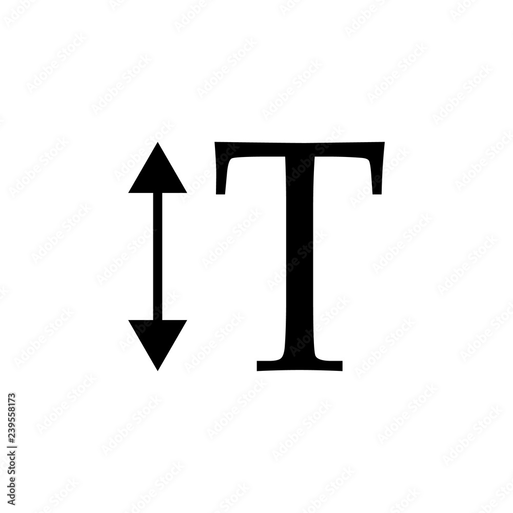scale text icon. Can be used for web, logo, mobile app, UI, UX scale text icon. Can be used for web, logo, mobile app, UI, UX