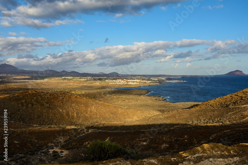 The Yellow Mountain on the ocean shore in Costa del Silencio, Tenerife. © Konstantin