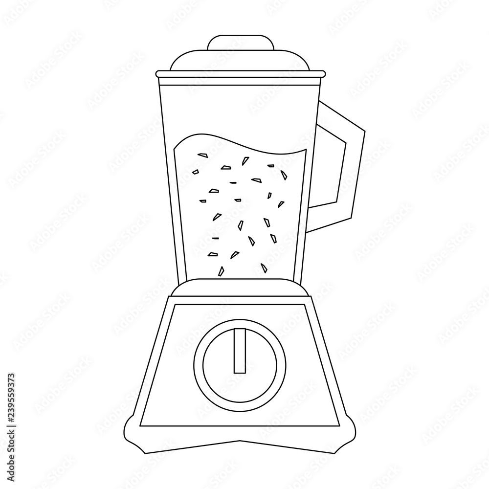 Fruit juice and smoothie in black and white Fruit juice and smoothie in black and white